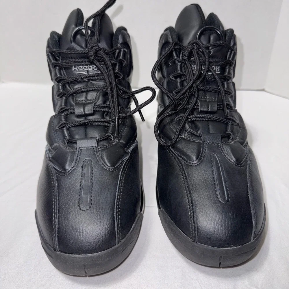 Reebok The Blast Work High Top Sneaker Composite Toe Mens 8.5 Wide RB9406 Black